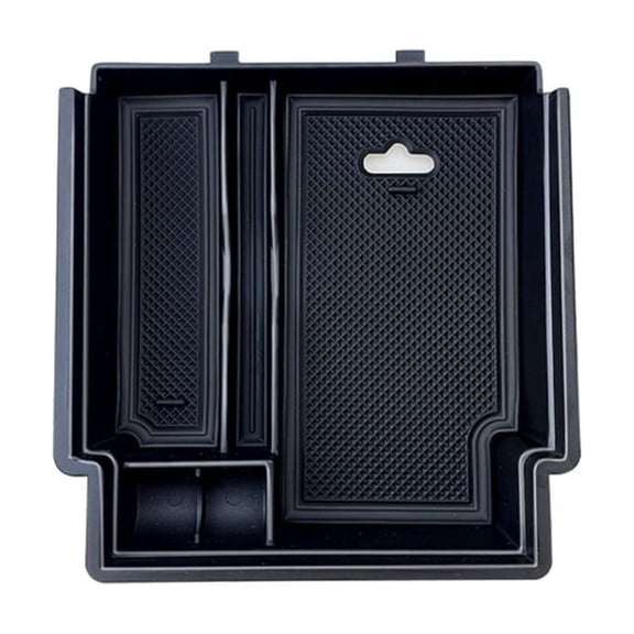 Central Armrest Storage Box For Range Rover Evoque 2021-2025 Custom Fit Plastic Organizer Tray Black Car Console Insert With Moisture Protection And Extra Storage Compartments