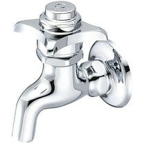 Central Brass 0033-1/2Cv-02 Single Handle Self-Close Wall Mounted Bathroom Faucet - Chrome