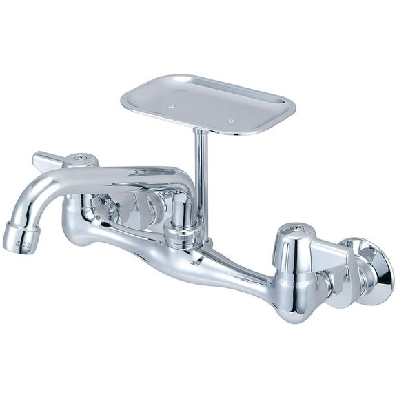 Central Brass 0048-Sa 1.5 GPM Wall Mounted Kitchen Faucet - Chrome