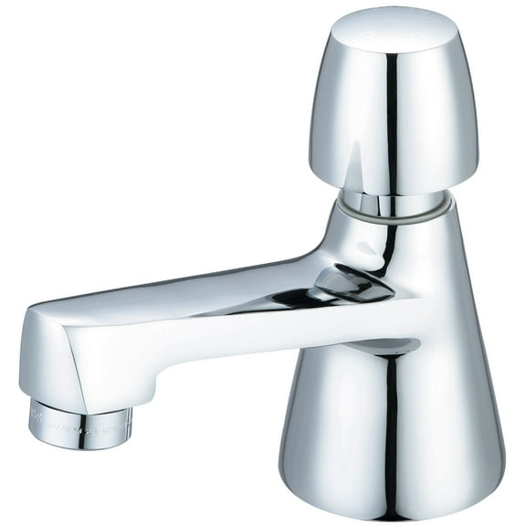 Central Brass 0355-AN2C Slow-Close Single Handle Basin Faucet: Polished Chrome
