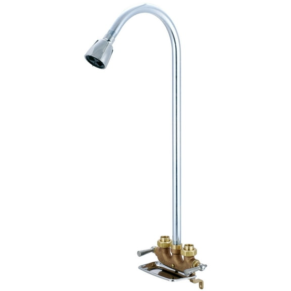 Central Brass 0477 Two Handle Utility Shower Commercial Quality