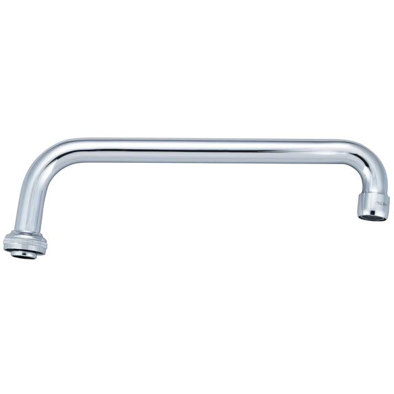 Central Brass 10'' Swivel Tube Spout with Aerator