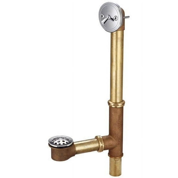 Central Brass 1665-WX Multi-Tub Trip Lever Bath Drain, Chrome