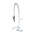 thumbnail image 1 of Central Brass 80047-ULE60-AD23 1.1 GPM Wall Mounted Pre-Rinse Kitchen Faucet with 18" Add-On Faucet, 1 of 1
