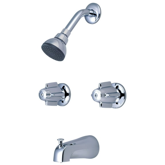 Central Brass 0997 Double Handle Tub And Shower Trim - Chrome