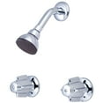 thumbnail image 1 of Central Brass 80826 Double Handle Shower System - Chrome, 1 of 1
