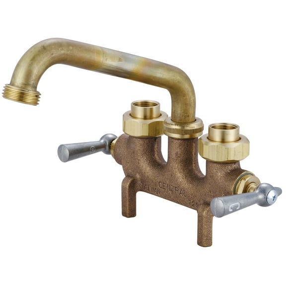 Central Brass 80465 Two Handle Laundry Faucet - Brass