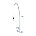 thumbnail image 1 of Central Brass Double Handle Pre-Rinse Kitchen Faucet with Swivel Tube Spout, 1 of 2