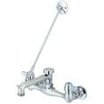 thumbnail image 1 of Central Brass 0054-Urc-Q Double Handle Wall Mounted Service Sink Faucet - Chrome, 1 of 1