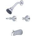 thumbnail image 1 of Central Brass 80897-L3 Double Handle Tub And Shower Trim - Chrome, 1 of 1