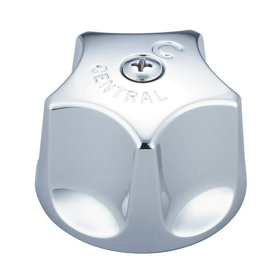 Central Brass G-398-C Round Fluted Handle - Chrome