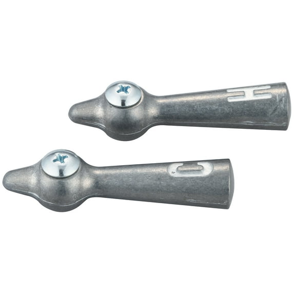 Central Brass Lever Laundry Cold and Hot Faucet Handles with Screws