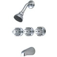 thumbnail image 1 of Central Brass 80968-Z Triple Handle Tub And Shower Trim - Chrome, 1 of 2