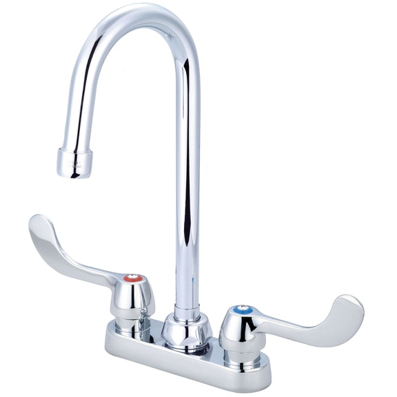 Central Brass Two Handle Centerset Laundry Faucet