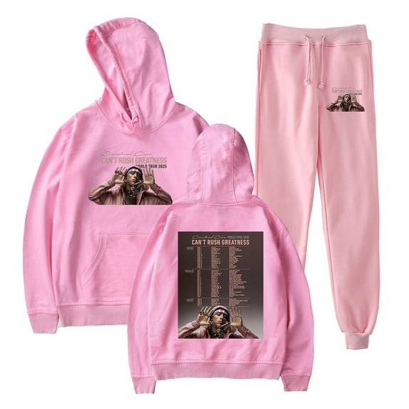 Central Cee 2025 Tour Fall Suit Cosplay Hoodies Jogger Pants Sets Hip Hop Sweatsuit