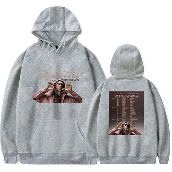 Central Cee 2025 Tour Hoodies Cosplay Pullover Hip Hop Sweatshirt Fashion Long Sleeve