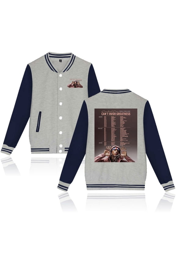 Central Cee 2025 Tour Jackets Hip Hop Baseball Uniform Unisex Coat Fashion Clothes