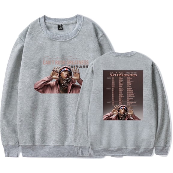 Central Cee 2025 Tour Sweatshirt Men Women Streetwear Crewneck Hip Hop Pullover Clothes
