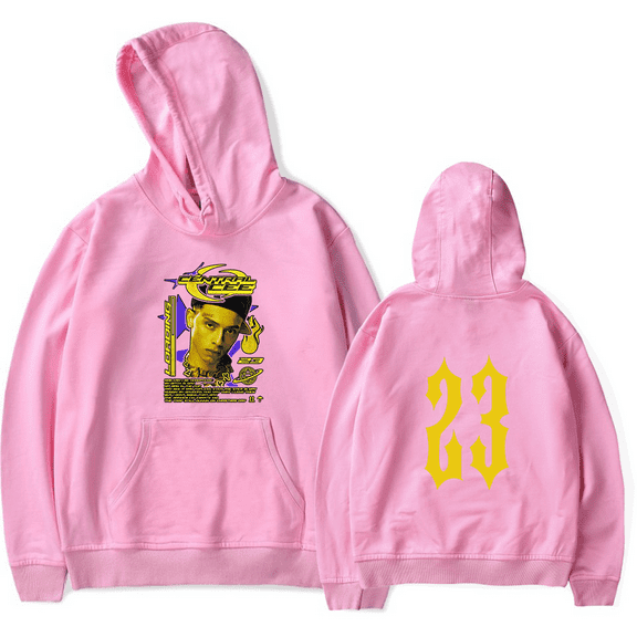 Central Cee 23 Hoodie Men's Hip Hop Printing Pullover Hooded Sweatshirts