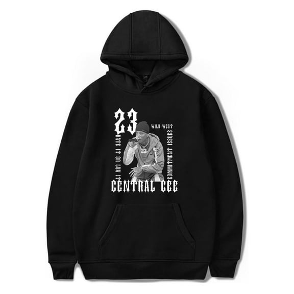 Central Cee 23 Hoodie Wild West Album Pullover Unisex Sweatshirt Hip Hop Clothing