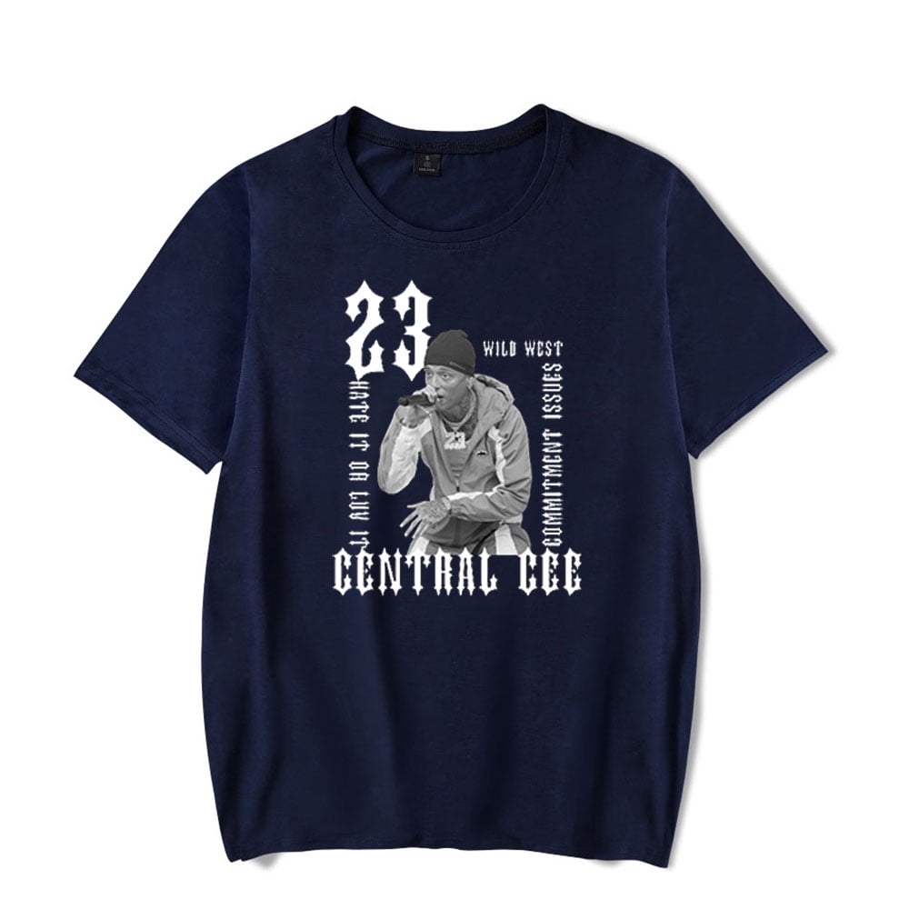 central cee ツアー限定Tシャツ Mサイズ Central Cee 23 T-shirt Casual Short Sleeve Wild West Album Tee Men