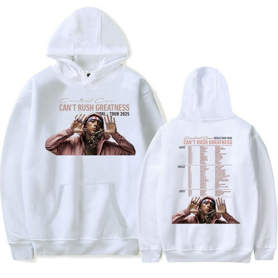 Central Cee Can't Rush Greatness Tour Hoodies Unisex Fashion Trend Long Sleeve Hoodies