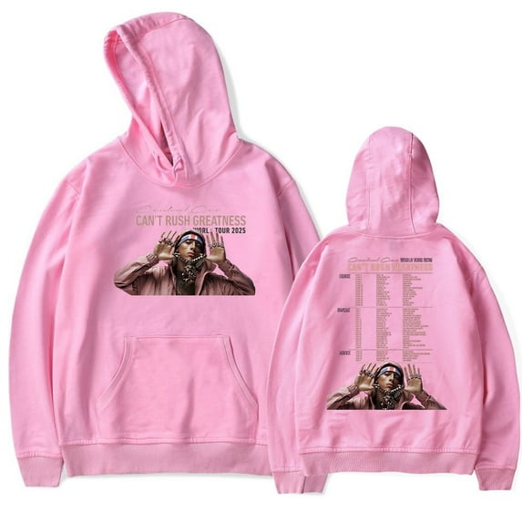 Central Cee Can't Rush Greatness Tour Hoodies Unisex Fashion Trend Long Sleeve Hoodies