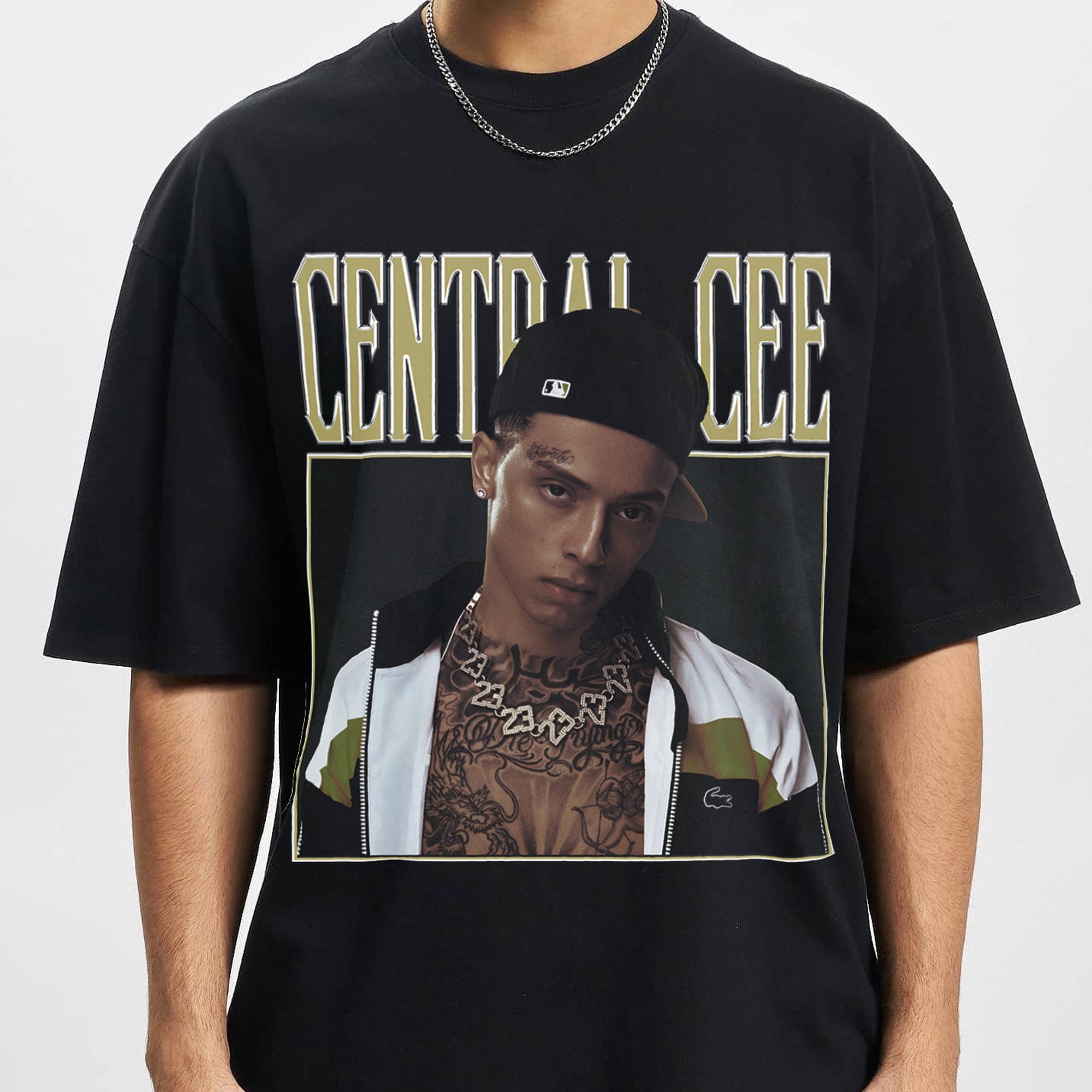 Central Cee Graphic T-Shirt, Central Cee 90s Retro Vintage Shirt, Cench ...