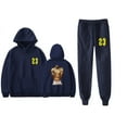 thumbnail image 1 of Central Cee Hoodie Jogger Pant 2 Piece Suit Casual Sweatshirt&Trousers 2 Piece Set, 1 of 2