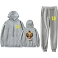 thumbnail image 1 of Central Cee Hoodie&Pant 2 Piece Suit Casual Sweatshirts&Jogger Pants 2 Pieces Sets, 1 of 6
