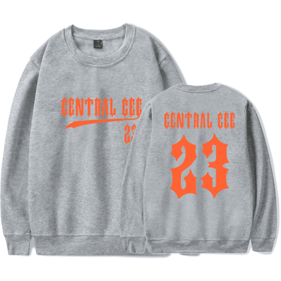 Central Cee Merch Sweatshirt 23 Tour 2024 Crewneck Unisex Long Sleeve Hoodie Streetwear Pullover Top