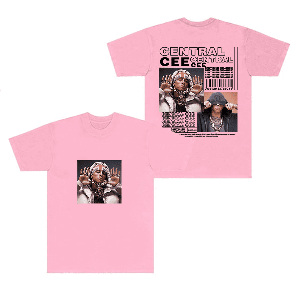 Central Cee Merch T Shirts Can't Rush Greatness Album New