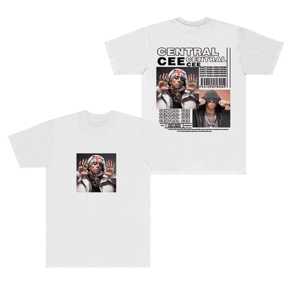 Central Cee Merch T Shirts Can't Rush Greatness Album New 2025 Tee Short Sleeve Rapper Men Women Top T-Shirt