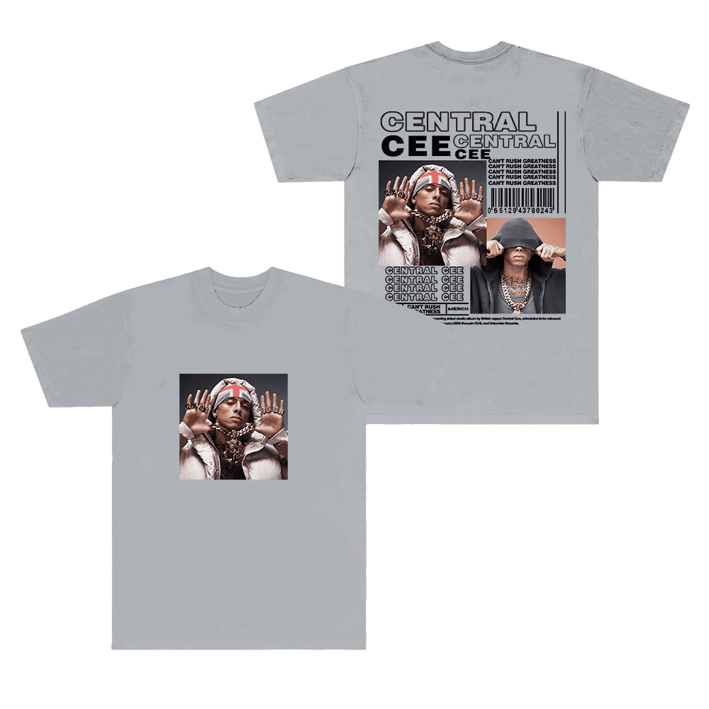 Central Cee Merch T Shirts Can't Rush Greatness Album New