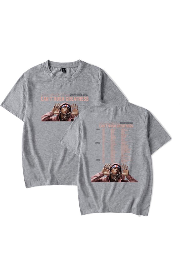 Central Cee The Can't Rush Greatness World Tour Merch T-Shirt For Women/Men Unisex Summer Short Sleeve Tshirt Streetwear