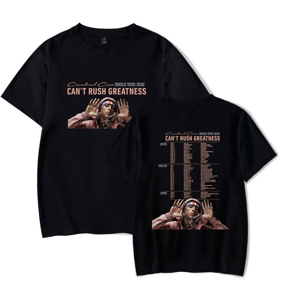 Central Cee The Can't Rush Greatness World Tour Merch T-Shirt For Women/Men Unisex Summer Short Sleeve Tshirt Streetwear