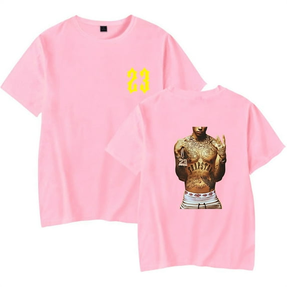 Central Cee Tshirt Harajuku Short Sleeve for Men Unique Crewneck Hip Hop Top Tee
