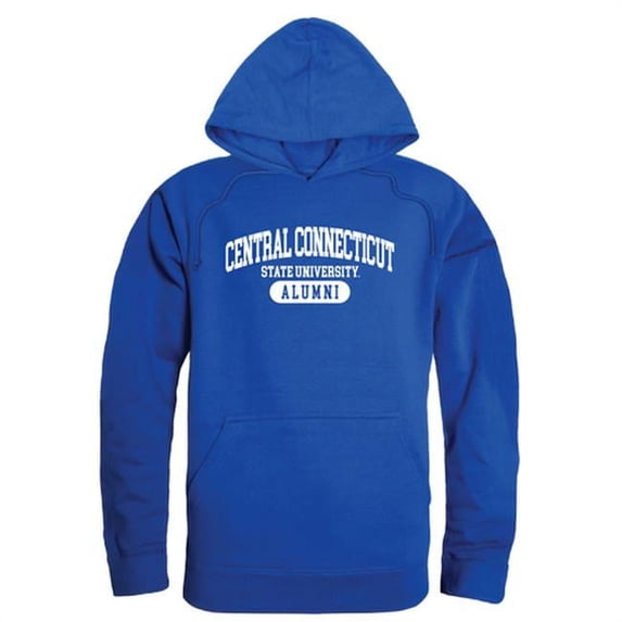 Central Connecticut State University Alumni Hoodie, Royal Blue - Medium