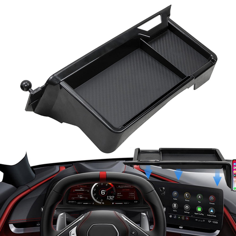 Central Control Instrument Panel Storage Box Holder for Corvette C8 ...