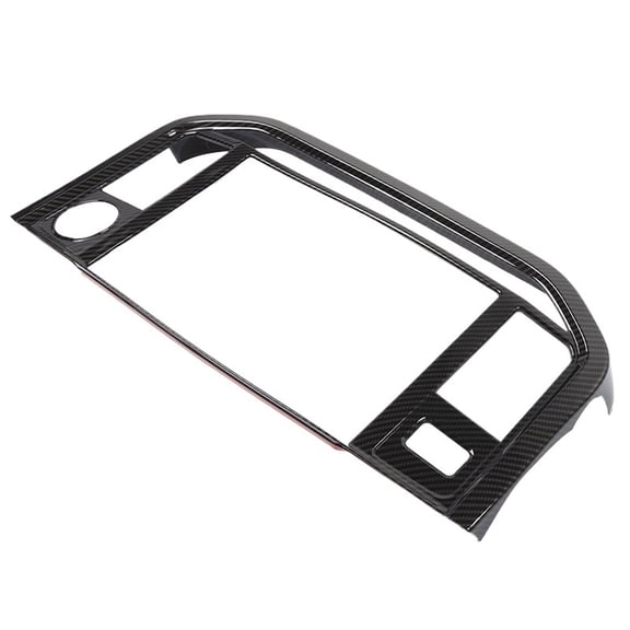 Central Control Navigation Screen Panel Cover For Ford F150 2021 2022 2023 Accessories - ABS Carbon Fiber