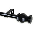 thumbnail image 1 of Central Design 5713-482 0.625 in. Dia. Nolan Curtain Rod, Black - 48-84 in., 1 of 2