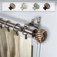 thumbnail image 1 of Central Design 100-46-669-D 1 in. Dia. Swivel Curtain Rod, Bronze - 66-120 in., 1 of 2