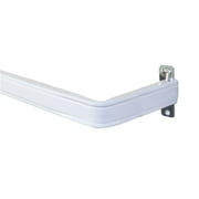 Central Design KLS3066 3 in. Clearance Single Lockseam Curtain Rod, Extends Upto 66 to 120 in.