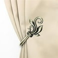 thumbnail image 1 of Central Design 4874-034 Giles Curtain Holdback Set, Antique Brass - Set of 2, 1 of 1