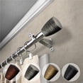 thumbnail image 1 of Central Design 4878-665 0.812 in. Dia. Anya Curtain Rod, Satin Nickel - 66-120 in., 1 of 1