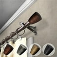 thumbnail image 1 of Central Design 4878-997 0.812 in. Dia. Anya Curtain Rod, Cocoa - 120-170 in., 1 of 1