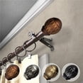 thumbnail image 1 of Central Design 4880-284 0.812 in. Dia. Denny Curtain Rod, Antique Brass - 28-48 in., 1 of 1