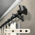 thumbnail image 1 of Central Design 4882-482 0.8125 in. Vicky Curtain Rod with 48 to 84 in. Extension, Black, 1 of 2