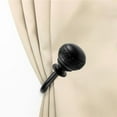 thumbnail image 1 of Central Design 4887-032 Lucid Curtain Holdback Set, Black - Set of 2, 1 of 2