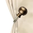 thumbnail image 1 of Central Design 4898-034 Hal Curtain Holdback & Tiebacks, Antique Brass - Set of 2, 1 of 1